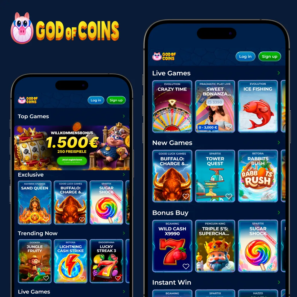 god-of-coins-Login